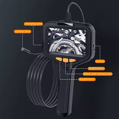 Industrial Endoscope Borescope Camera with LED Light – 2m/5m/10m Waterproof Snake Camera for Auto, Aircraft & Pipe Inspection