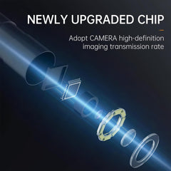 Industrial Endoscope Borescope Camera with LED Light – 2m/5m/10m Waterproof Snake Camera for Auto, Aircraft & Pipe Inspection