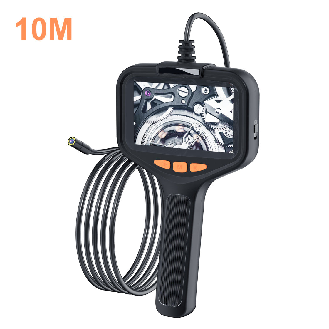 Industrial Endoscope Borescope Camera with LED Light – 2m/5m/10m Waterproof Snake Camera for Auto, Aircraft & Pipe Inspection